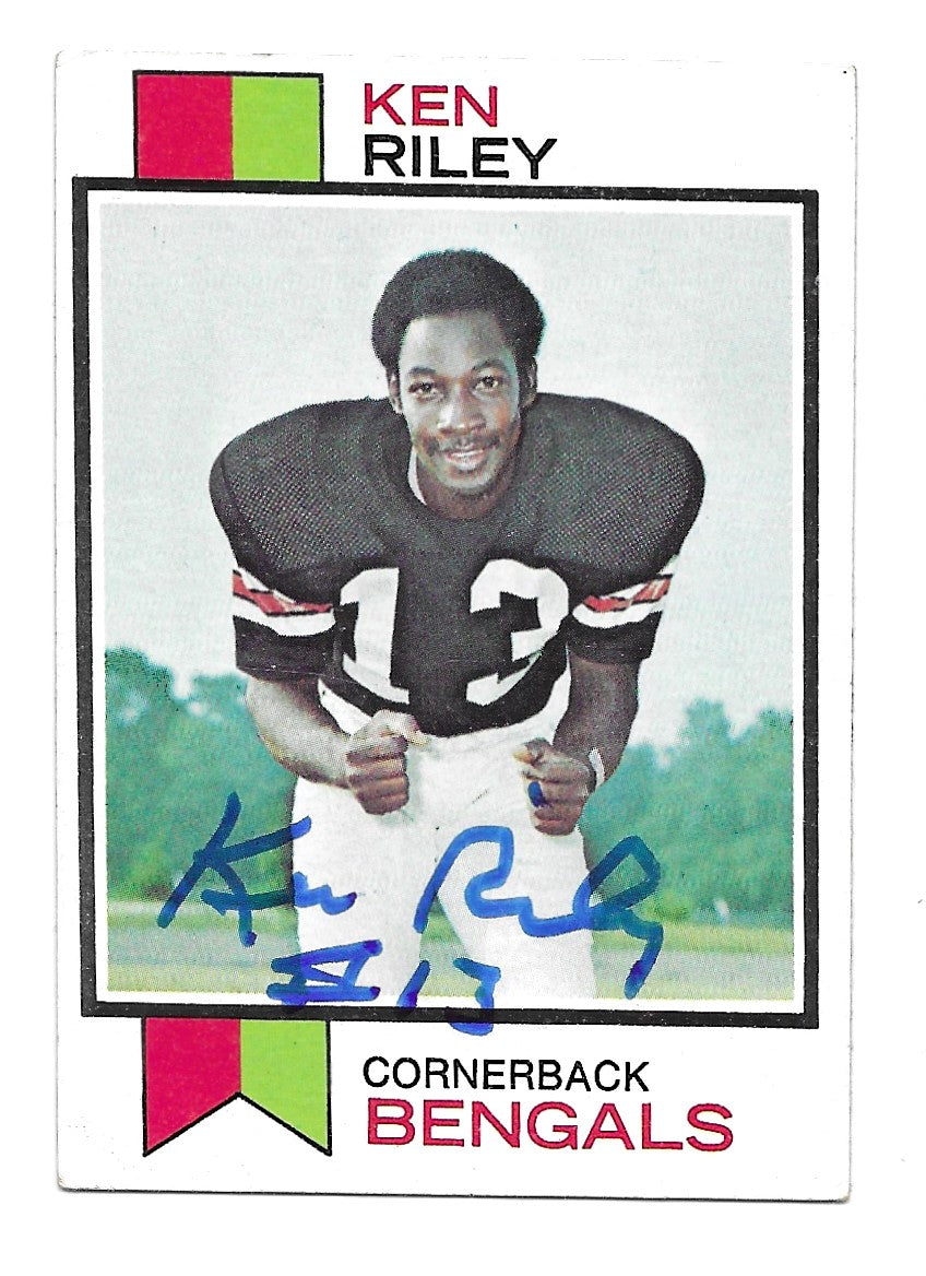 1973 Topps Ken Riley Rookie