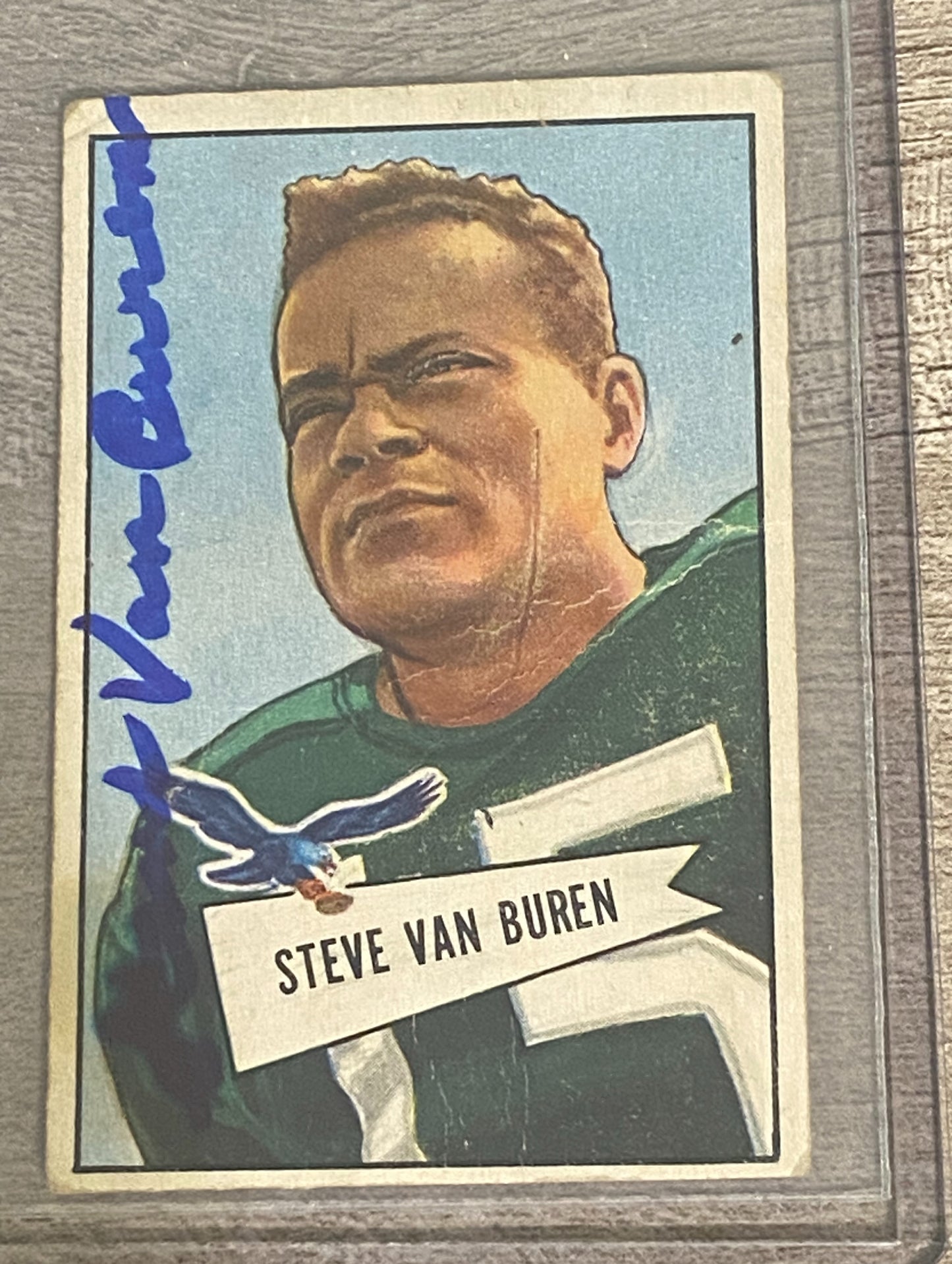 1952 Bowman Small Steve Van Buren