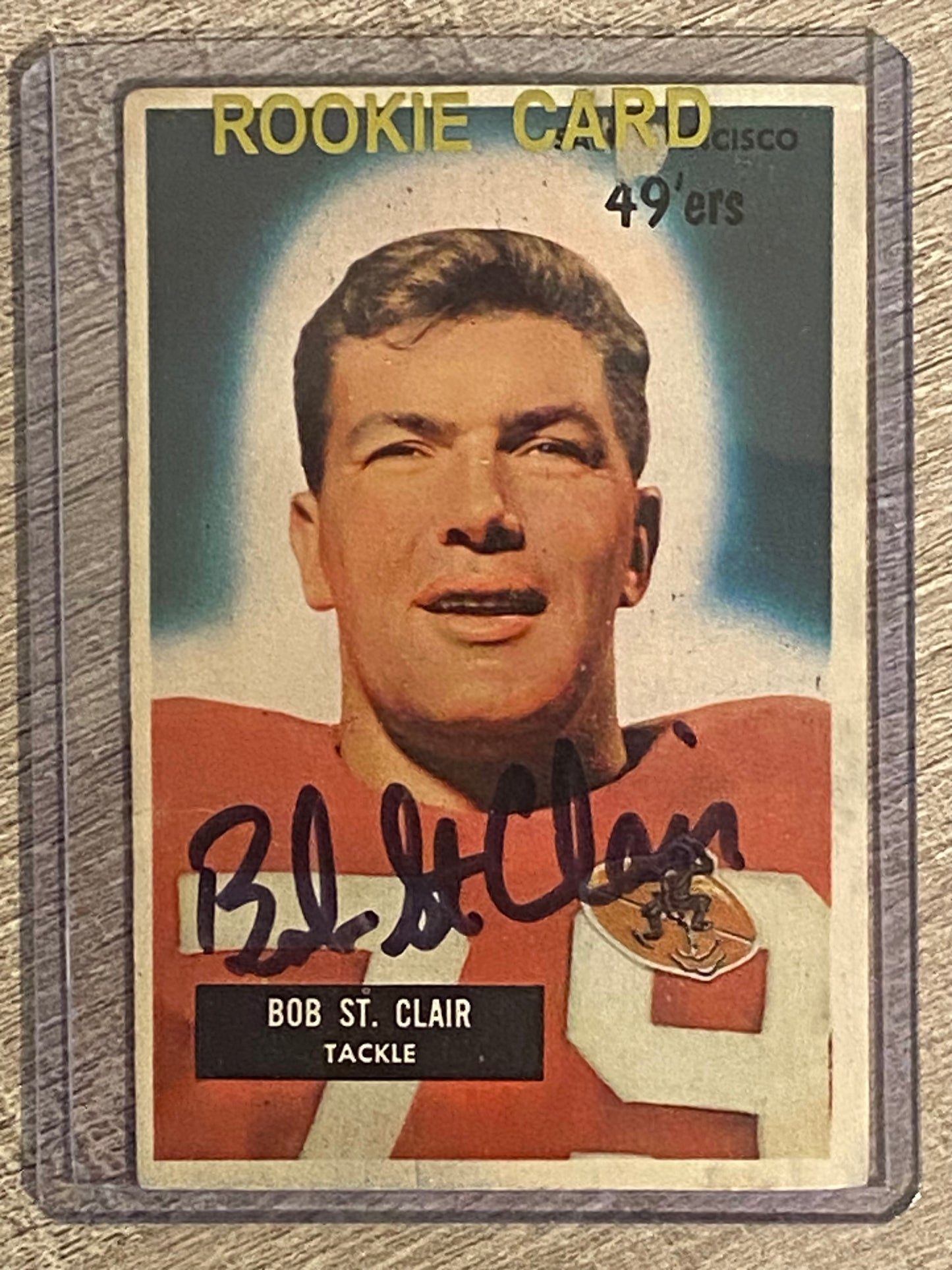 1955 Bowman Bob St. Clair Rookie