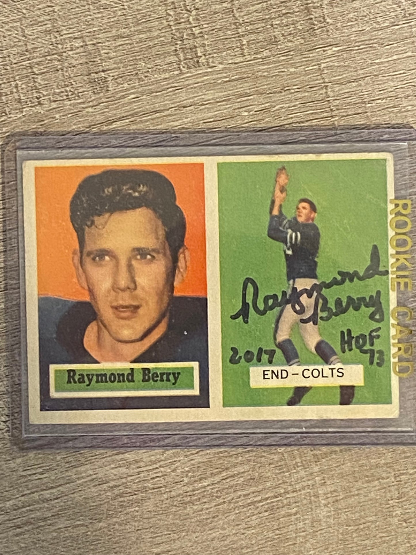 1957 Topps Raymond Berry Rookie