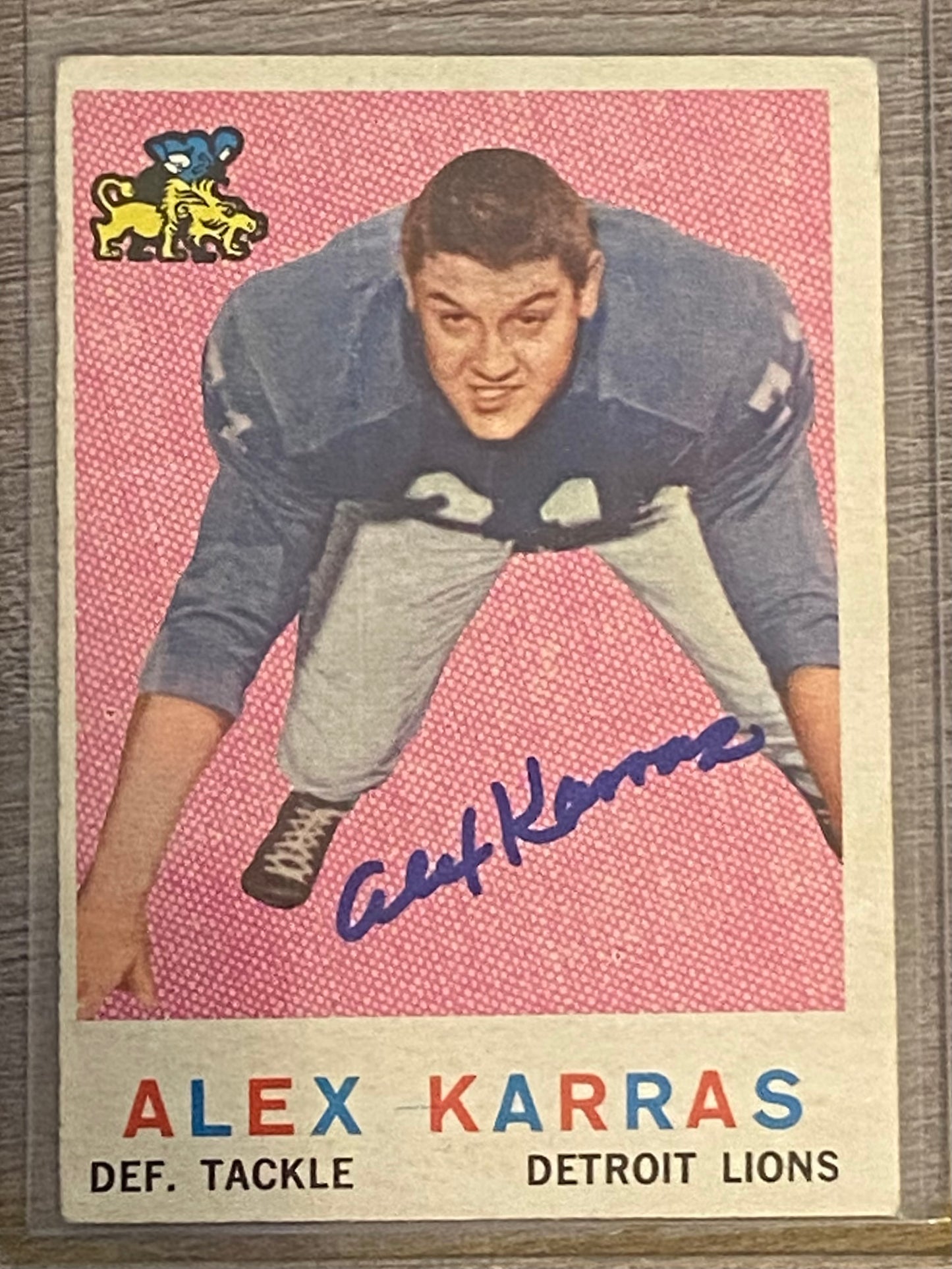 1959 Topps Alex Karras Rookie