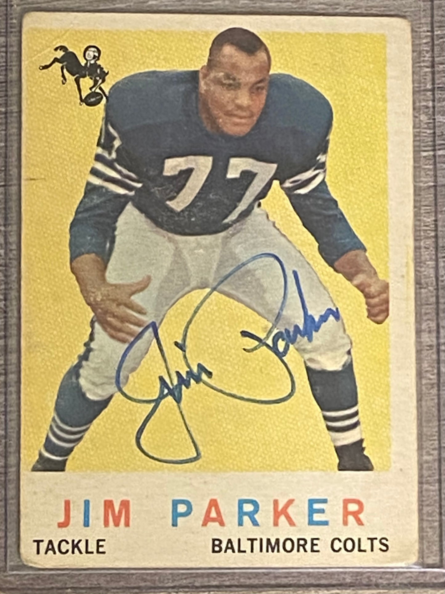 1959 Topps Jim Parker Rookie