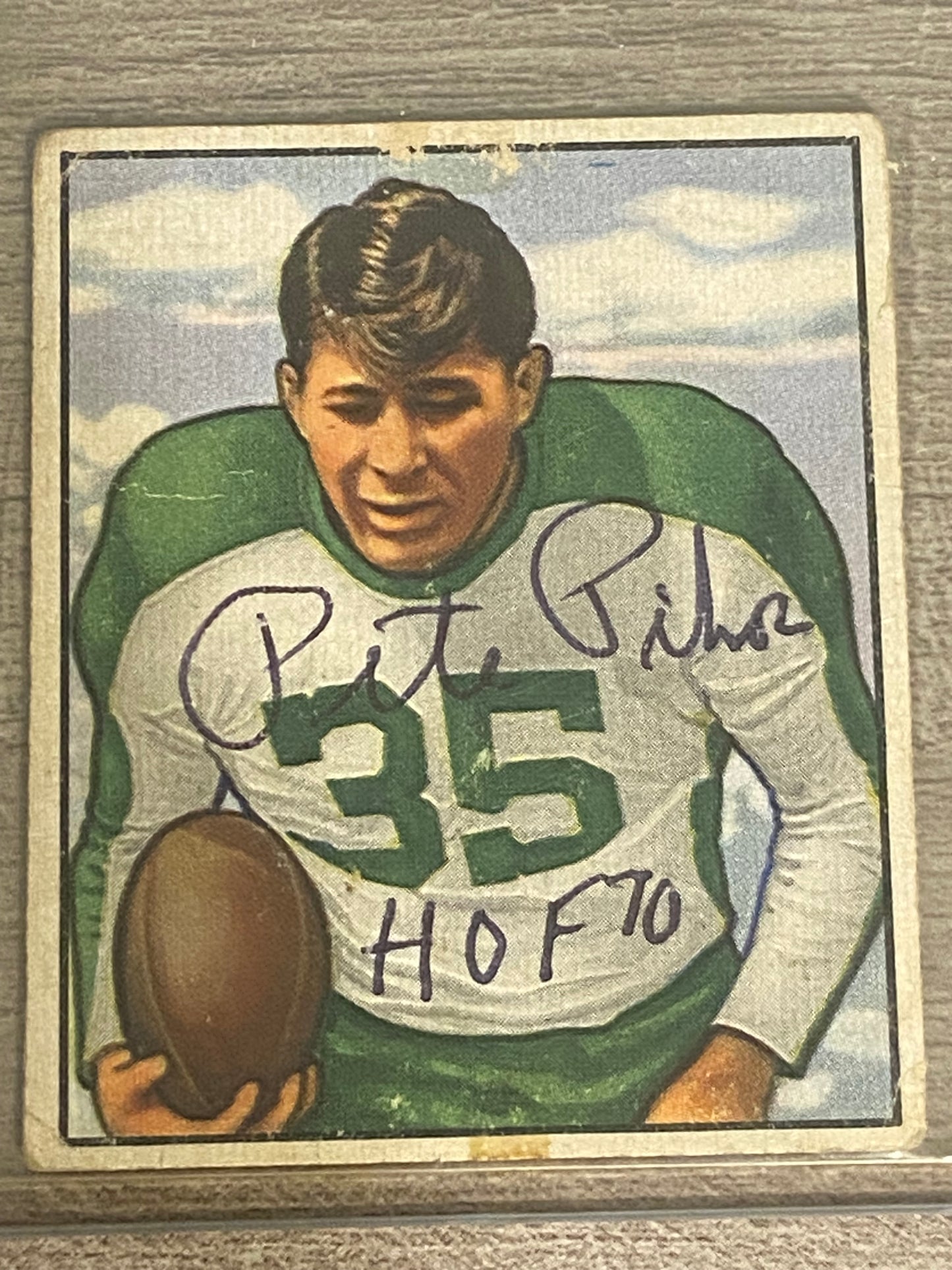 1950 Bowman Pete Pihos