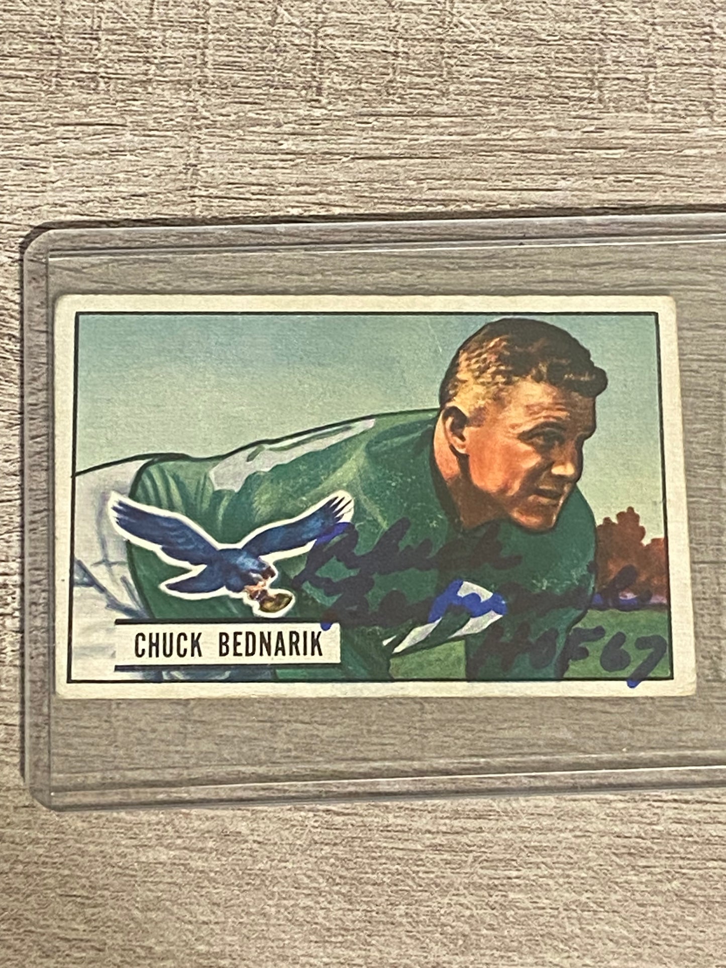 1951 Bowman Chuck Bednarik