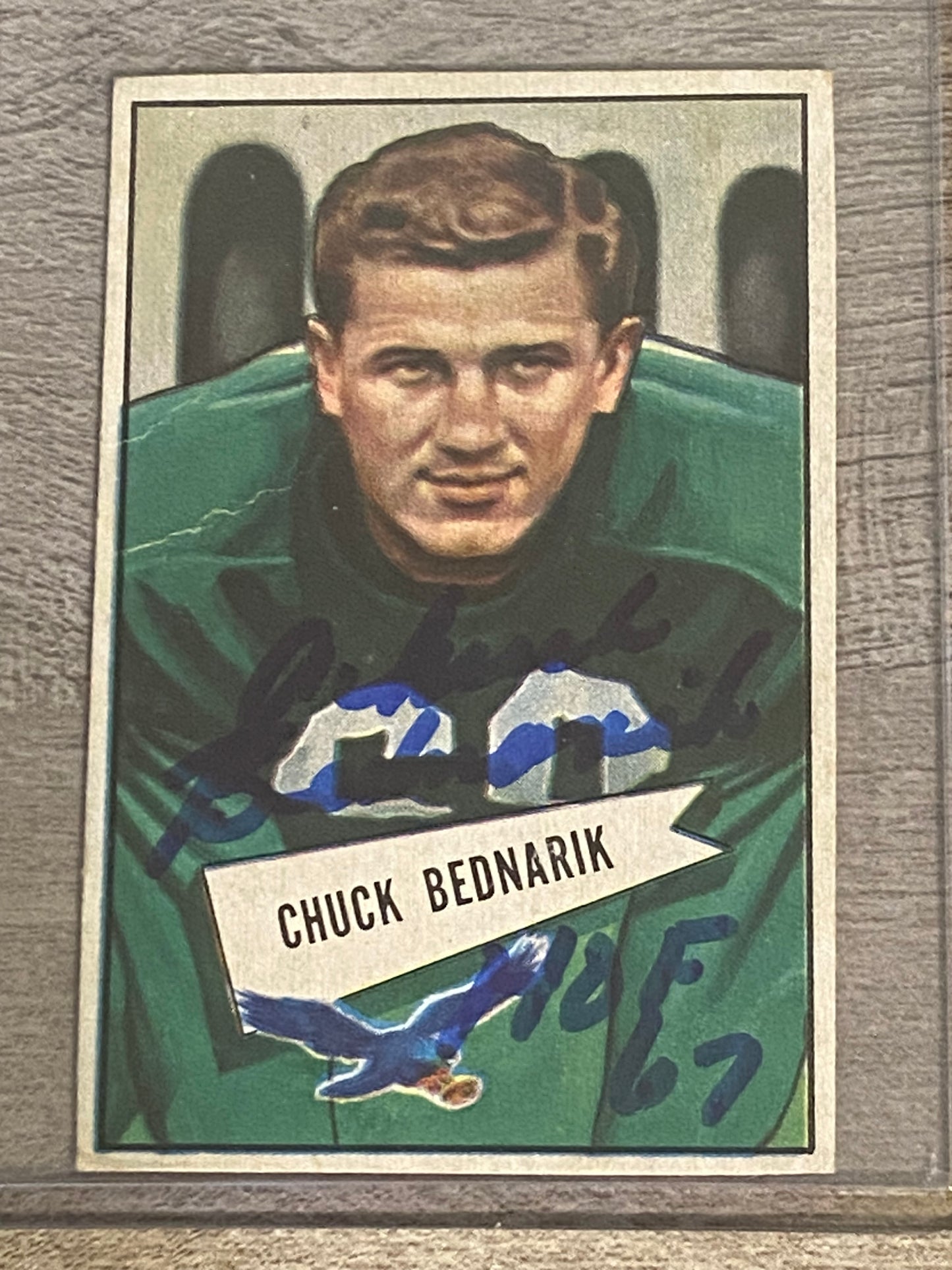 1952 Bowman Small Chuck Bednarik