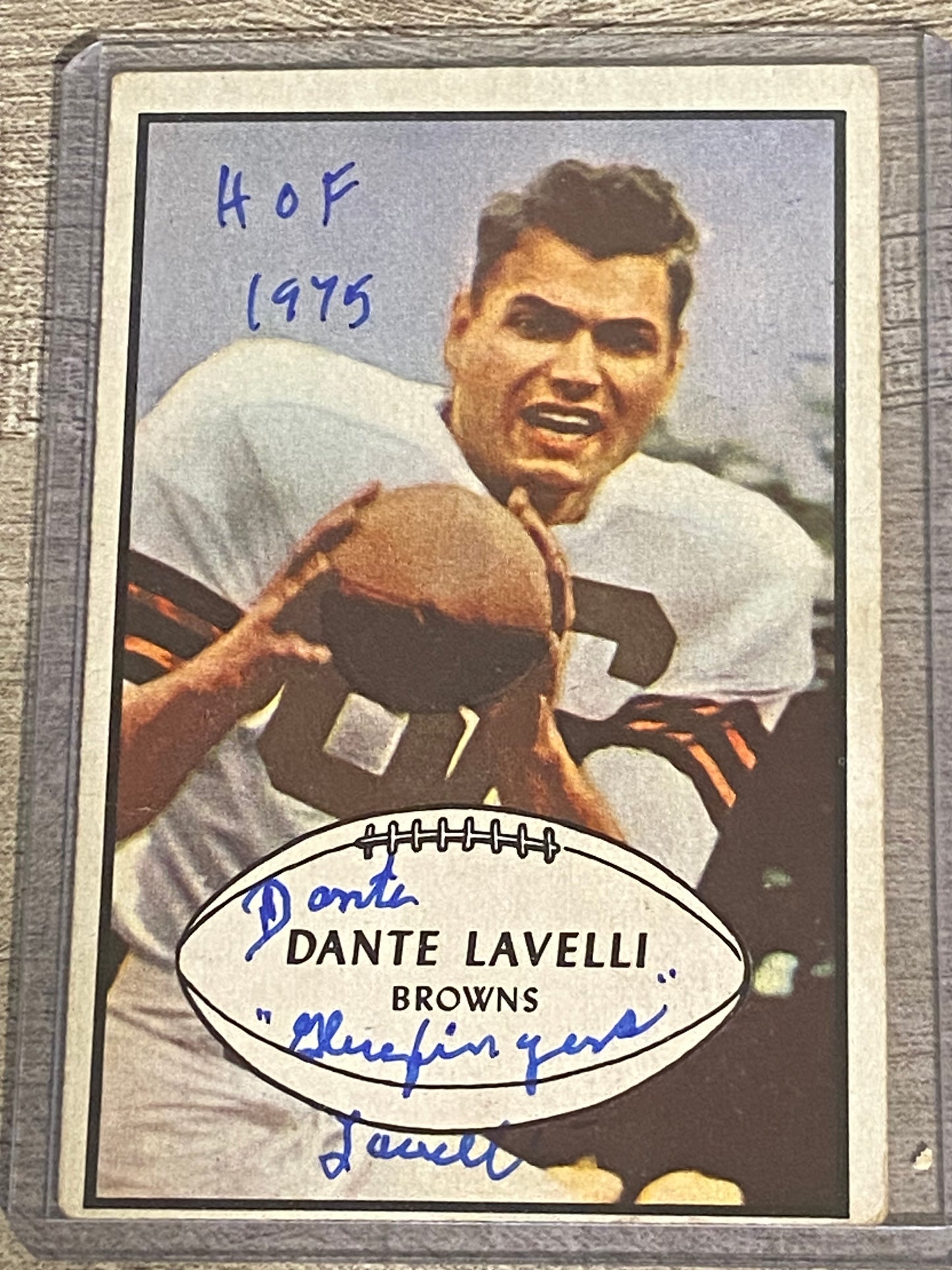 1953 Bowman Dante Lavelli