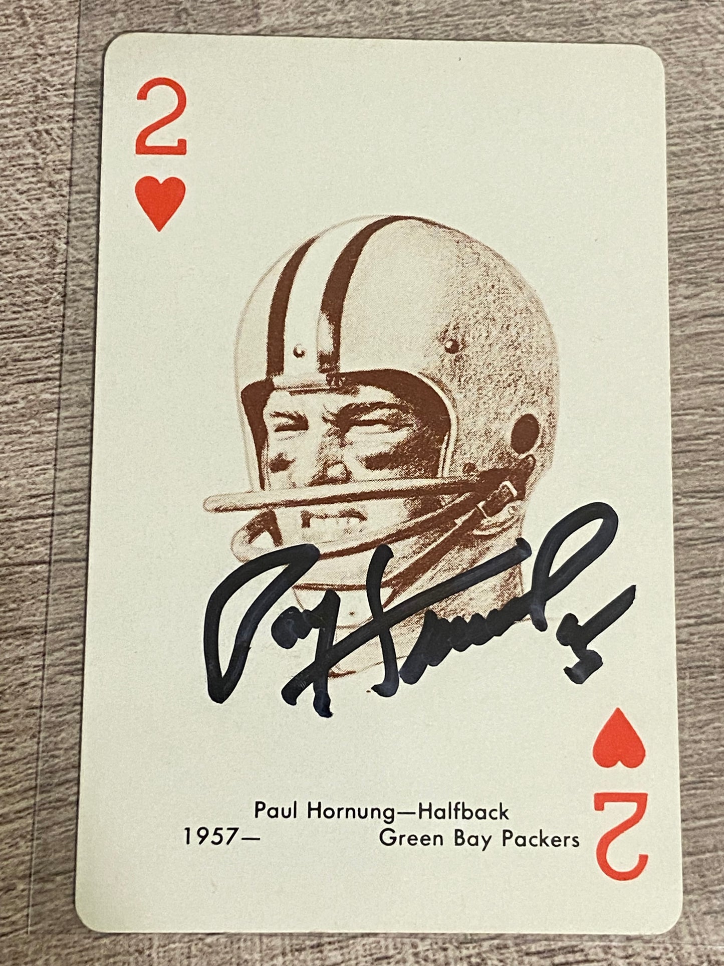1963 Stancraft Paul Hornung