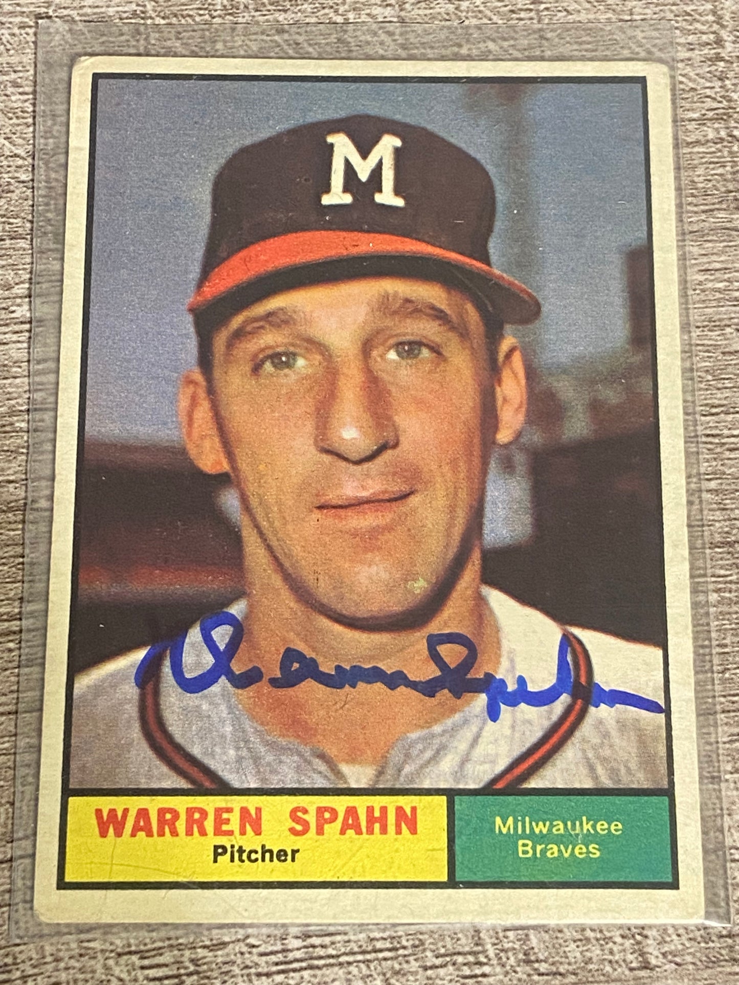 1961 Topps Warren Spahn