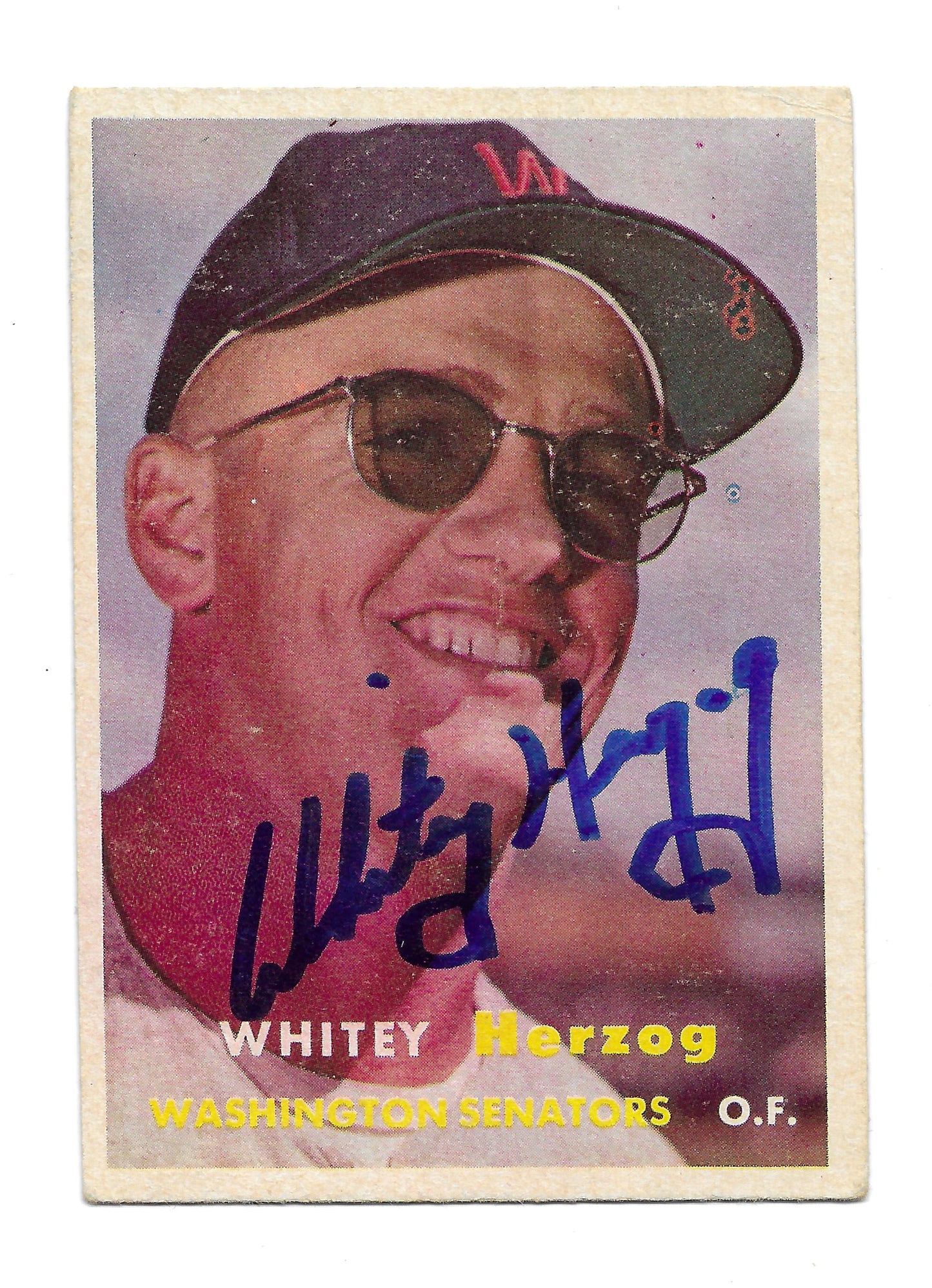 1957 Topps Whitey Herzog Rookie