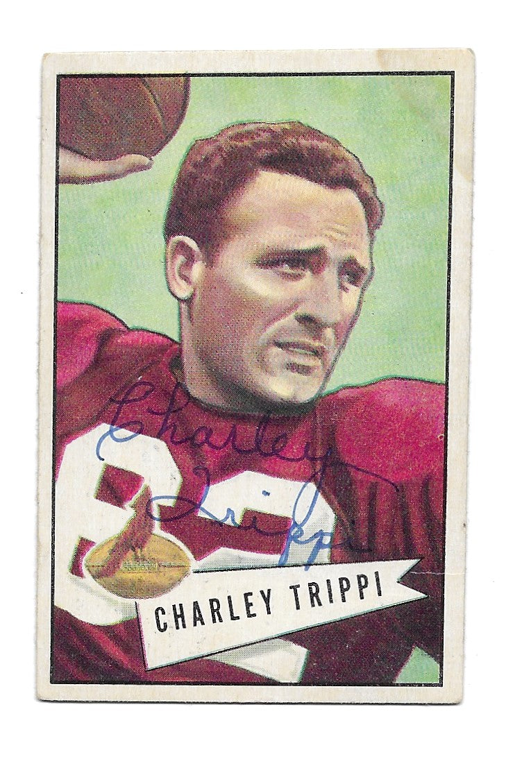 1952 Bowman Small Charley Trippi