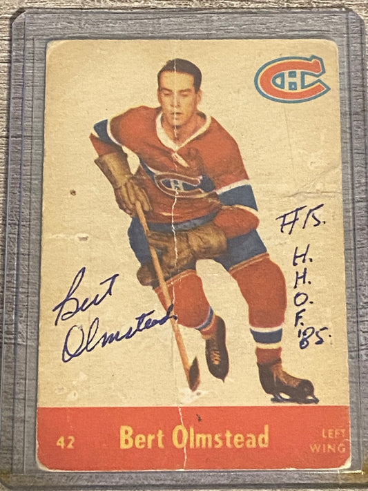 1955-56 Parkhurst Bert Olmstead