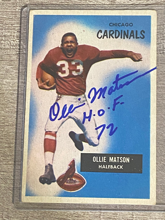 1955 Bowman Ollie Matson