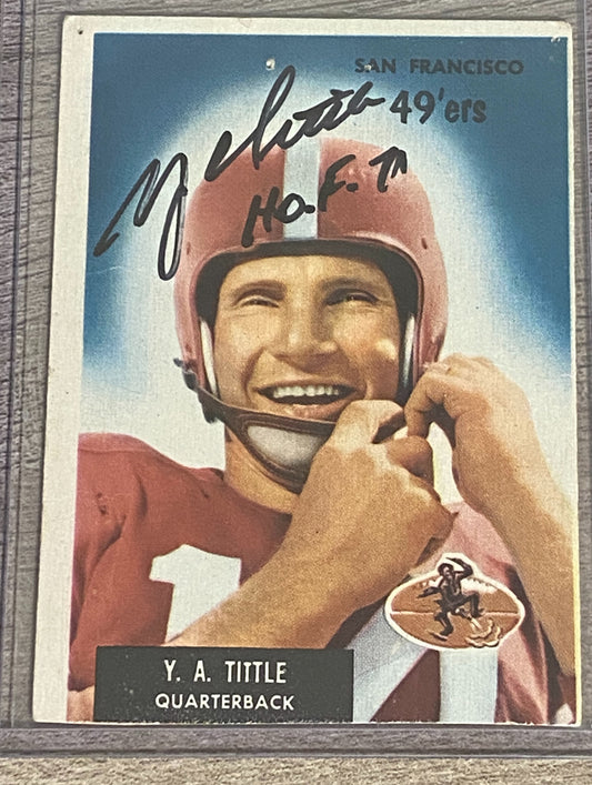 1955 Bowman YA Tittle