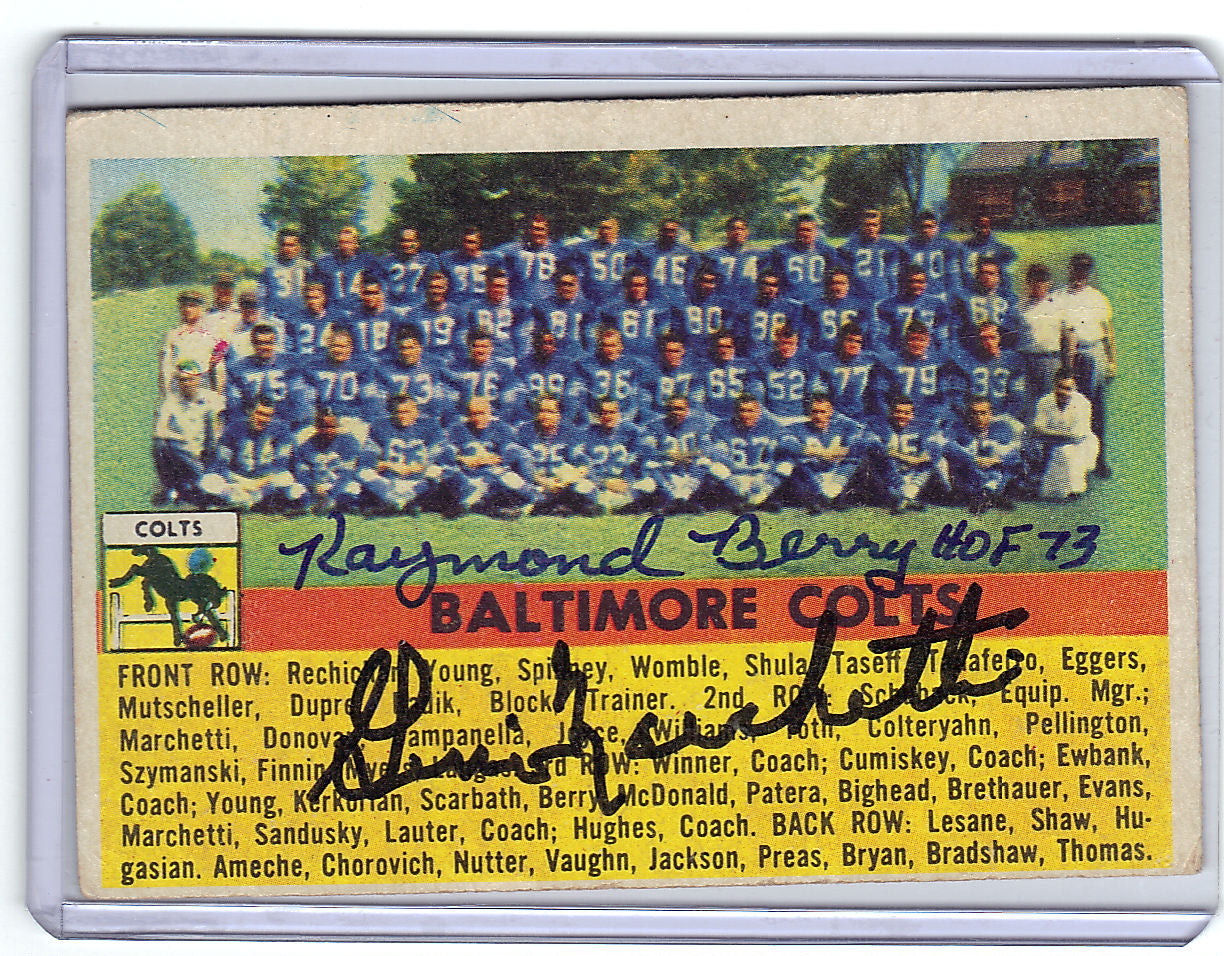 1956 Topps Colts Team