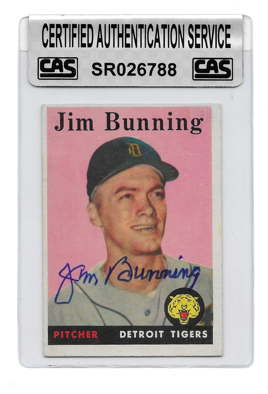 1958 Topps Jim Bunning Certified