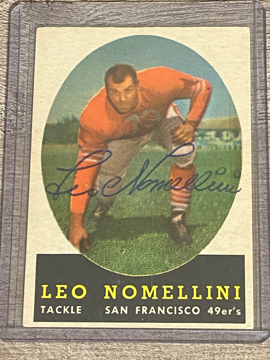 1958 Topps Leo Nomellini