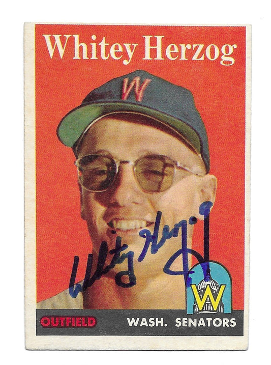 1958 Topps Whitey Herzog