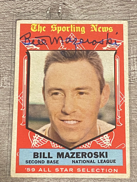 1959 Topps Bill Mazeroski All Star