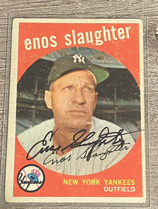 1959 Topps Enos Slaughter