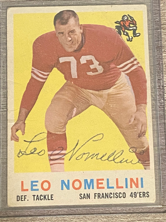 1959 Topps Leo Nomellini