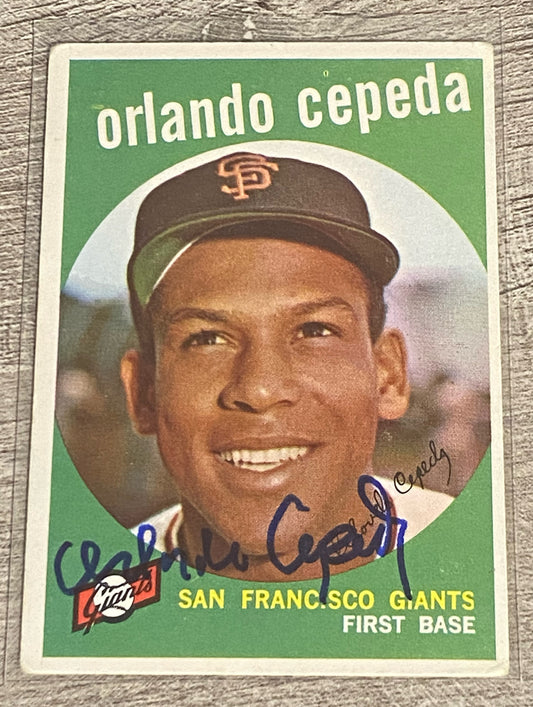 1959 Topps Orlando Cepeda