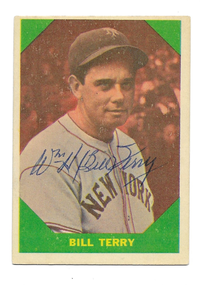 1960 Fleer Bill Terry