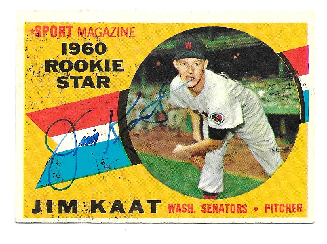 1960 Topps Jim Kaat Rookie