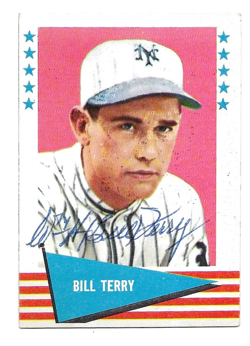 1961 Fleer Bill Terry