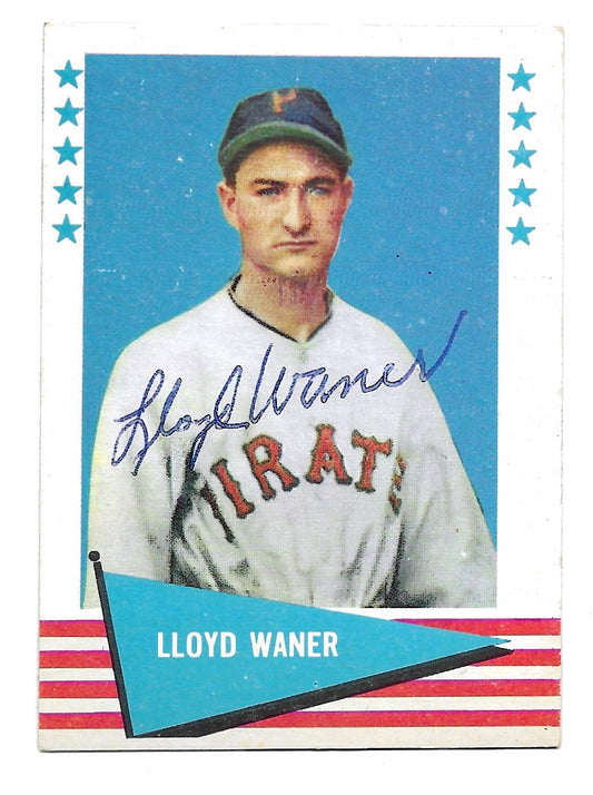 1961 Fleer Lloyd Waner