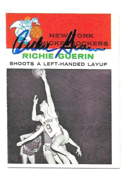 1961-62 Fleer Richie Guerin In Action Rookie