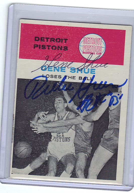 1961-62 Fleer Gene Shue In Action