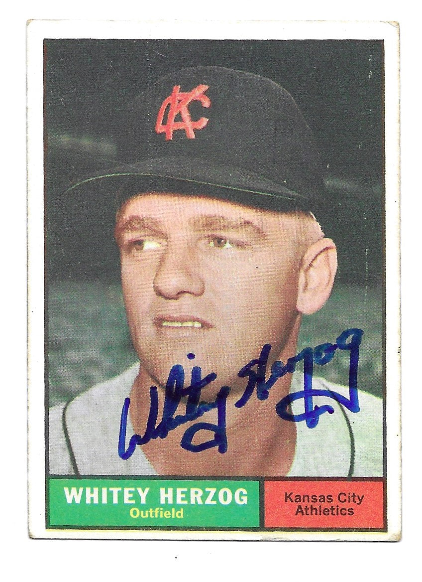 1961 Topps Whitey Herzog