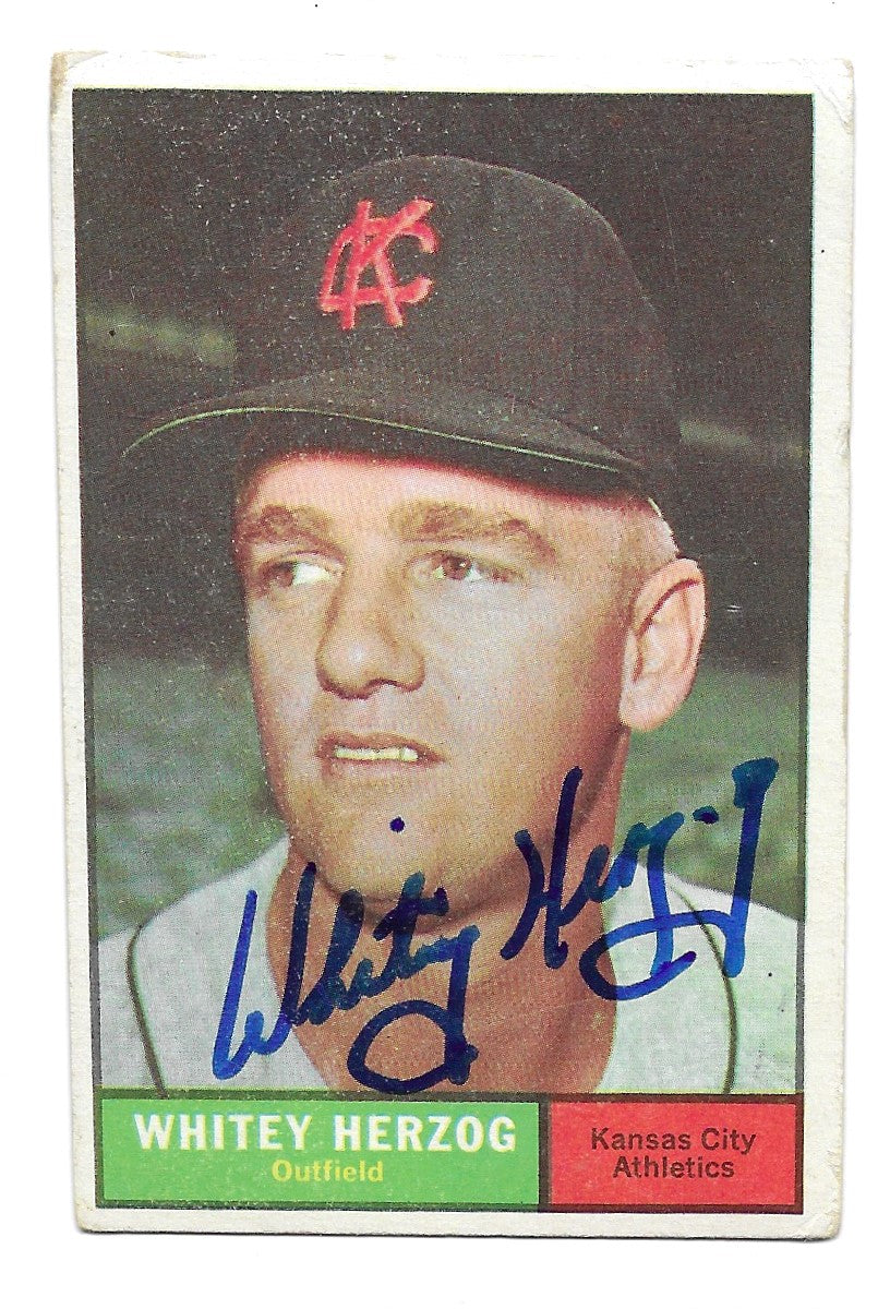 1961 Topps Whitey Herzog