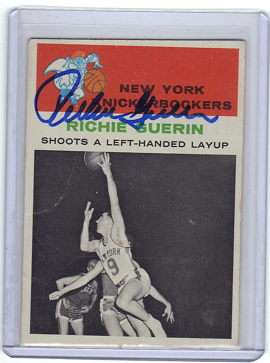 1961-62 Fleer Richie Guerin In Action Rookie