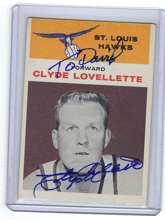 1961-62 Fleer Clyde Lovellette