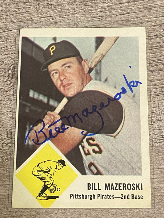 1963 Fleer Bill Mazeroski