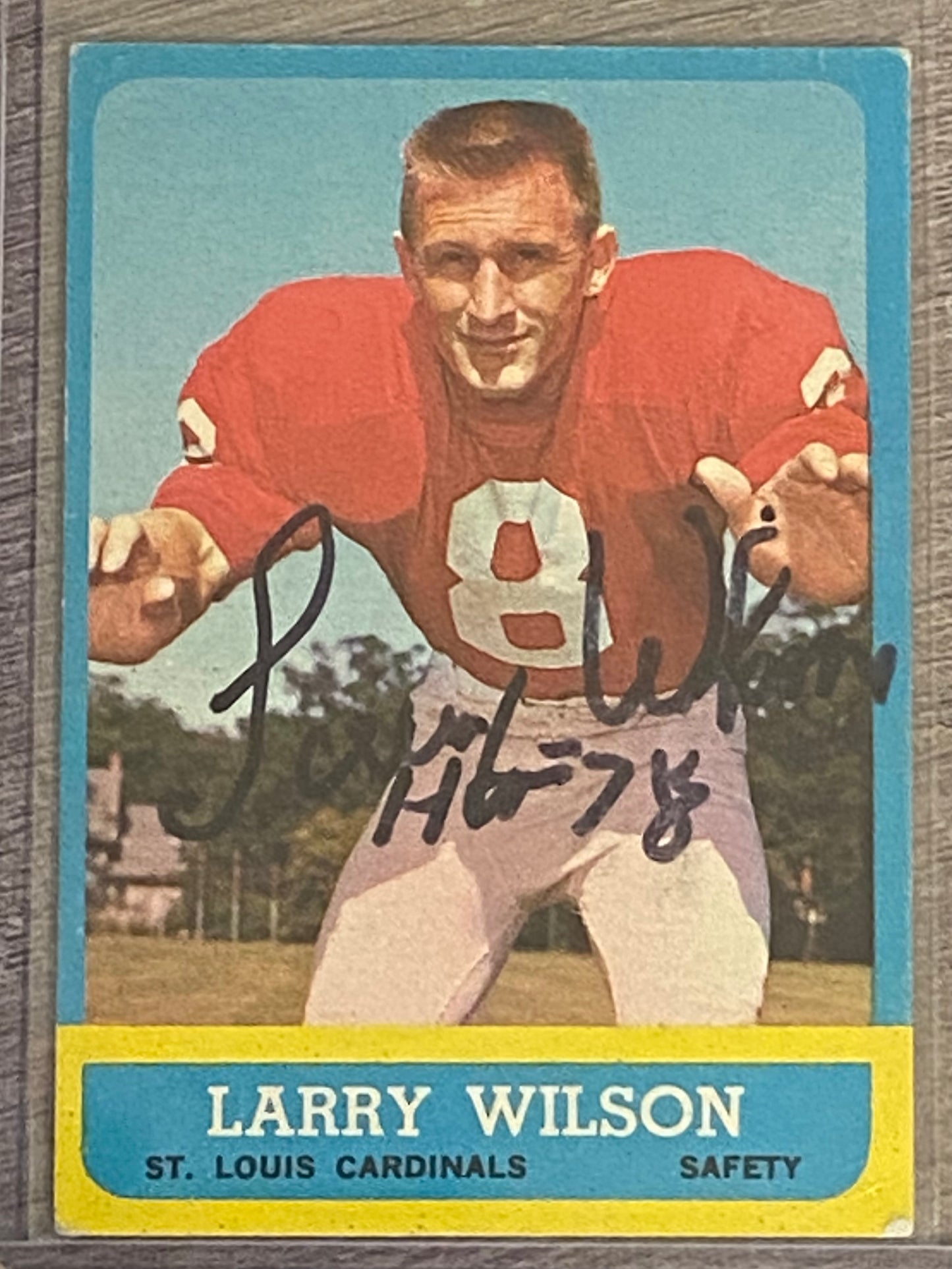 1963 Topps Larry Wilson Rookie