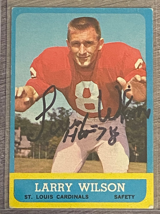 1963 Topps Larry Wilson Rookie