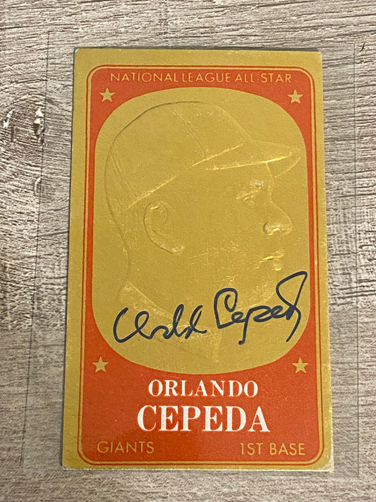 1965 Topps Embossed Orlando Cepeda