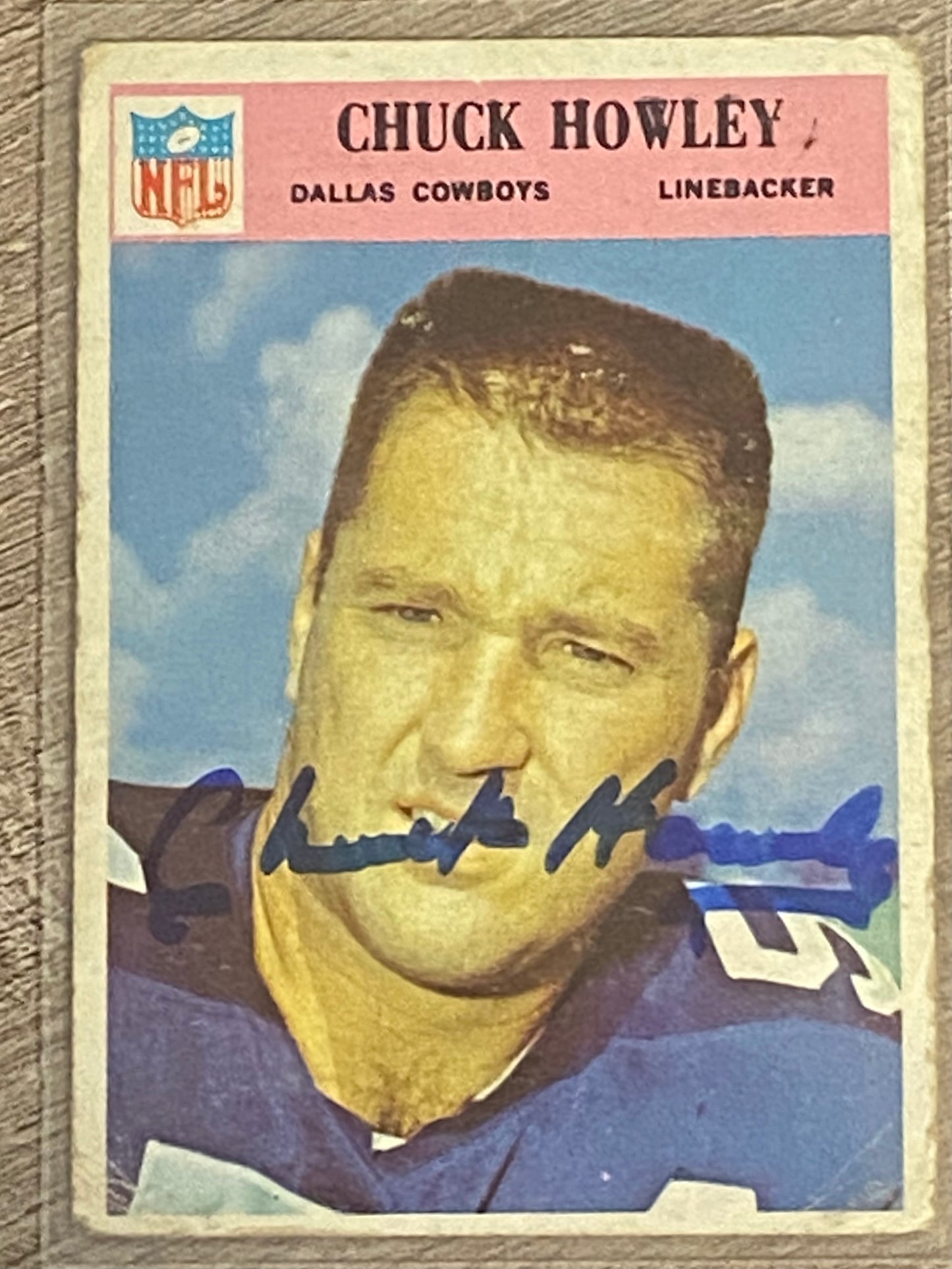 1966 Philadelphia Chuck Howley Rookie