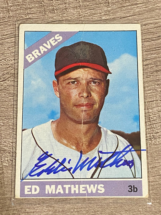 1966 Topps Eddie Mathews