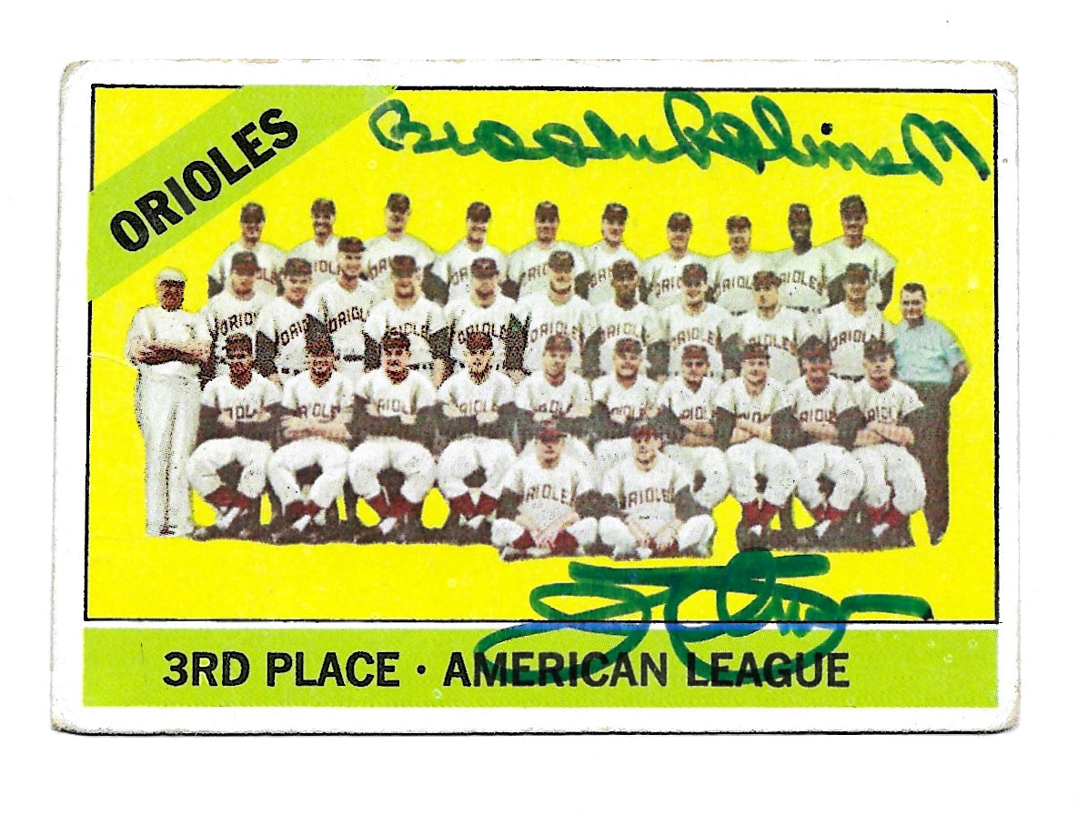 1966 Topps Orioles Team