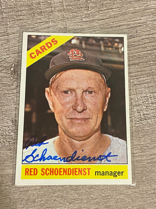 1966 Topps Red Schoendienst