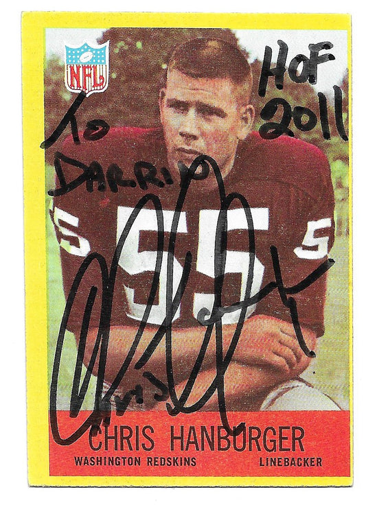 1967 Philadelphia Chris Hanburger Rookie