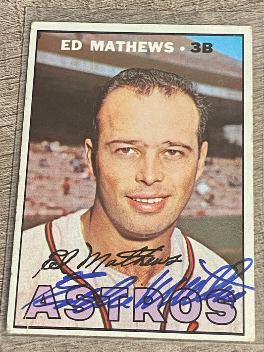 1967 Topps Eddie Mathews