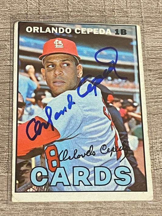 1967 Topps Orlando Cepeda