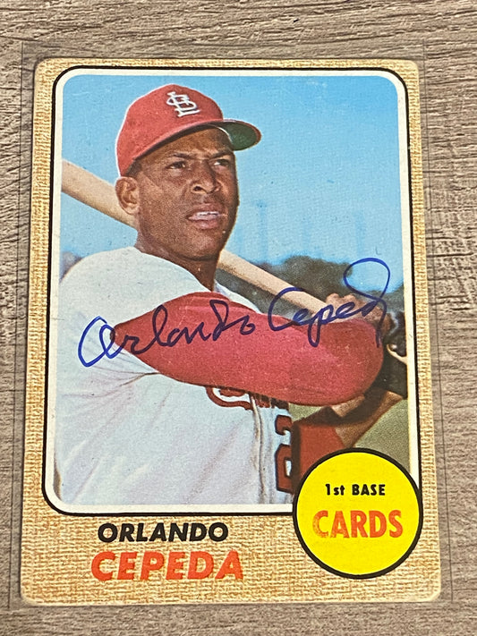 1968 Topps Orlando Cepeda