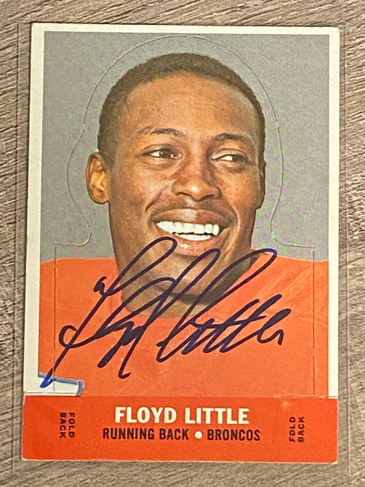 1968 Topps Stand Up Floyd Little Rookie