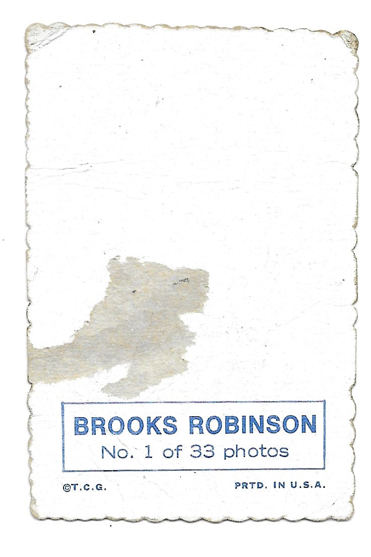 1969 Topps Deckle Edge Brooks Robinson