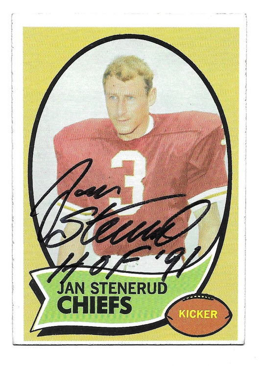 1970 Topps Jan Stenerud Rookie